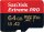SanDisk Speicherkarte microSDXC-Card Extrem PRO, 64 GB, 1 St.