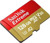 SanDisk Speicherkarte microSDXC-Card Extrem, 128 GB, 1 St.