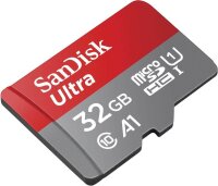 SanDisk Speicherkarten microSDHC Ultra, 32 GB, 2 St.