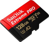 SanDisk Speicherkarte microSDXC-Card Extrem PRO, 128 GB, 1 St.