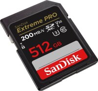 SanDisk Speicherkarte SDXC-Card Extreme PRO, 512 GB, 1 St.