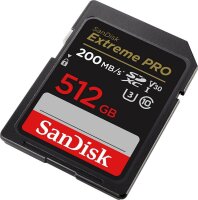SanDisk Speicherkarte SDXC-Card Extreme PRO, 512 GB, 1 St.