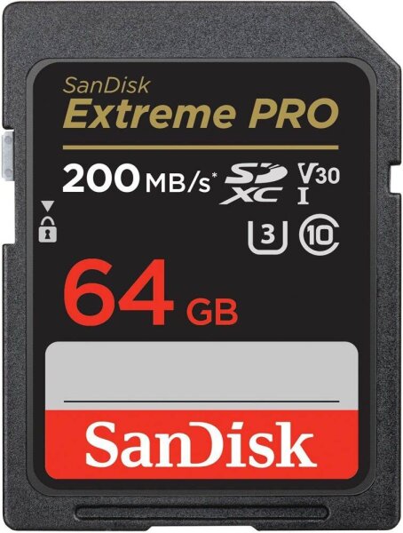 SanDisk Speicherkarte SDXC-Card Extreme PRO, 64 GB, 1 St.