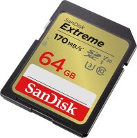 SanDisk Speicherkarte SDXC-Card Extreme, 64 GB, 1 St.
