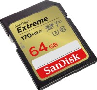 SanDisk Speicherkarte SDXC-Card Extreme, 64 GB, 1 St.
