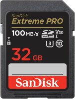 SanDisk Speicherkarte SDHC-Card Extreme PRO, 32 GB, 1 St.