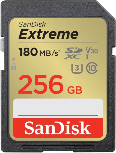 SanDisk Speicherkarte SDXC-Card Extreme, 256 GB, 1 St.