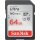 SanDisk Speicherkarte SDXC-Card Ultra, 64 GB, 1 St.