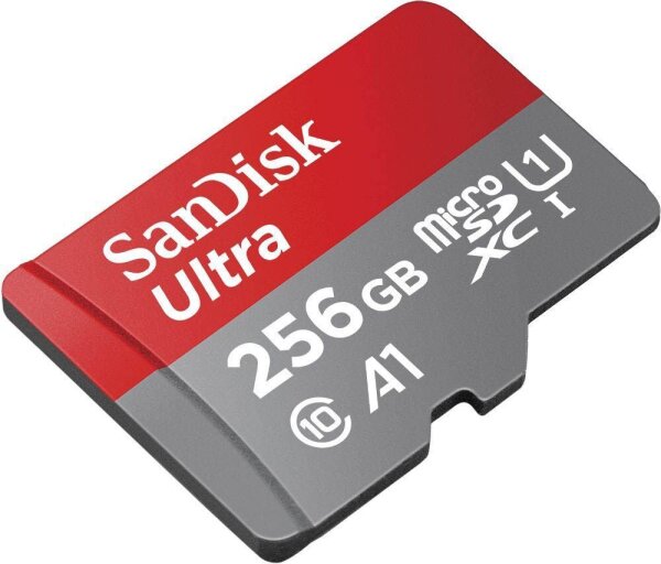 SanDisk Speicherkarte microSDXC Ultra, 256 GB, 1 St.
