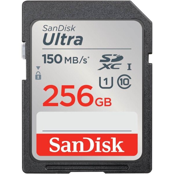 SanDisk Speicherkarte SDXC-Card Ultra, 256 GB, 1 St.