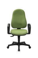 Topstar Bürostuhl Support SY ECO, 8550BMP4 Stoff grün, Gestell schwarz