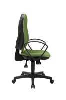 Topstar Bürostuhl Support SY ECO, 8550BMP4 Stoff grün, Gestell schwarz