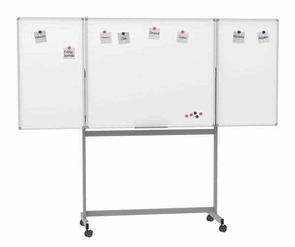 MAUL mobiles Whiteboard MAULstandard 150,0 x 100,0 cm weiß kunststoffbeschichteter Stahl