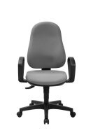 Topstar Bürostuhl Support SY ECO, 8550BMP3 Stoff grau, Gestell schwarz