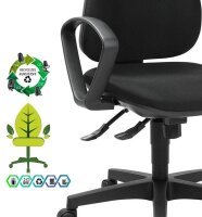 Topstar Bürostuhl Support SY ECO, 8550BMP0 Stoff schwarz, Gestell schwarz
