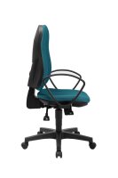 Topstar Bürostuhl Support SY ECO, 8550BMP5 Stoff blau, Gestell schwarz