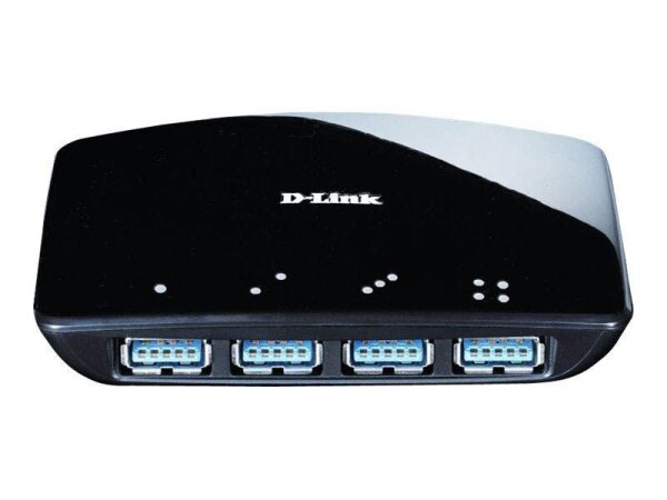 D-Link USB-Hub DUB-1340 4-fach schwarz