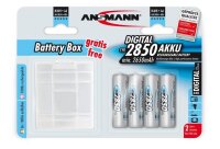ANSMANN Akkus Ni-MH Mignon AA 2.650 mAh, 4 St.