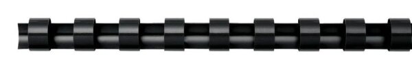 Fellowes Kunststoffbinderücken schwarz für 55 Blatt, 100 St.