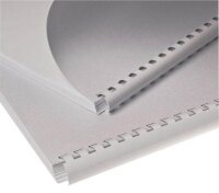 Fellowes Kunststoffbinderücken weiß für 55 Blatt, 100 St.