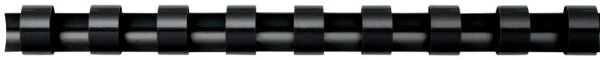Fellowes Kunststoffbinderücken schwarz für 80 Blatt, 100 St.