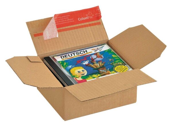 ColomPac® Versandkartons Blitzbodenkartons 139 x 164 x 80 mm, 10 St.