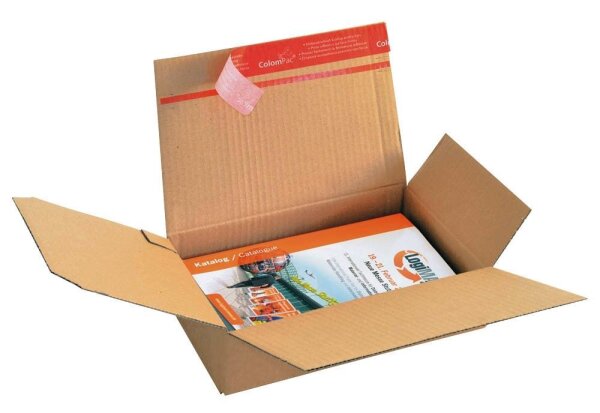 ColomPac® Versandkartons Blitzbodenkartons 170 x 235 x 60 mm, 10 St.
