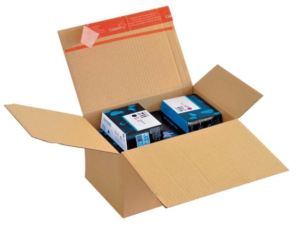 ColomPac® Versandkartons Blitzbodenkartons 170 x 235 x 135 mm, 10 St.