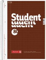 BRUNNEN Collegeblock Student Lineatur 23 rautiert DIN A4...