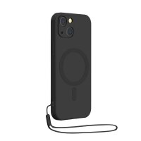 bigben Soft Case mit MagSafe Handy-Cover für Apple iPhone 13, iPhone 14 schwarz