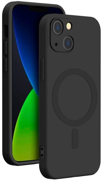 bigben Soft Case mit MagSafe Handy-Cover für Apple iPhone 14 Plus schwarz