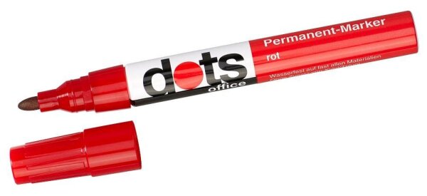 dots Permanentmarker rot 1,5 - 3,0 mm, 1 St.