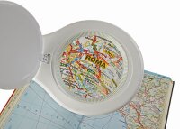 MAUL MAULmakro LED Lupenleuchte weiß 8 W mit Tischklemme