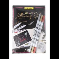 ONLINE® Calli.Brush Metallic Brush-Pens farbsortiert,...