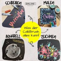 ONLINE® Calli.Brush Metallic Brush-Pens farbsortiert, 1 St.