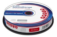 MediaRange CD-RW 700 MB wiederbeschreibbar, 10 St.