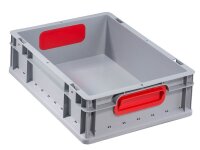 Allit ProfiPlus Eurobox grau, rot 30,0 x 40,0 x 12,0 cm,...