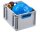 Allit ProfiPlus Eurobox grau, blau 30,0 x 40,0 x 22,0 cm, 1 St.