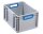 Allit ProfiPlus Eurobox grau, blau 30,0 x 40,0 x 22,0 cm, 1 St.