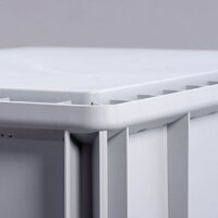 Allit ProfiPlus Eurobox grau, rot 30,0 x 40,0 x 17,0 cm, 1 St.