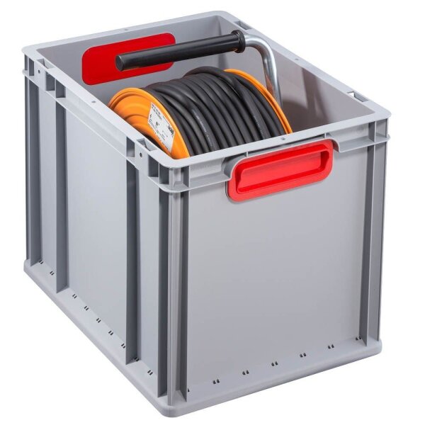 Allit ProfiPlus Eurobox grau, rot 30,0 x 40,0 x 32,0 cm, 1 St.