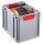 Allit ProfiPlus Eurobox grau, rot 30,0 x 40,0 x 32,0 cm, 1 St.