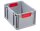 Allit ProfiPlus Eurobox grau, rot 30,0 x 40,0 x 22,0 cm, 1 St.