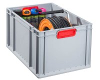 Allit ProfiPlus Eurobox grau, rot 40,0 x 60,0 x 32,0 cm,...
