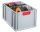 Allit ProfiPlus Eurobox grau, rot 40,0 x 60,0 x 32,0 cm, 1 St.