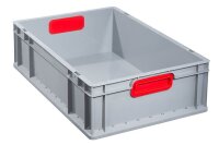 Allit ProfiPlus Eurobox grau, rot 40,0 x 60,0 x 17,0 cm,...
