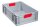 Allit ProfiPlus Eurobox grau, rot 40,0 x 60,0 x 17,0 cm, 1 St.