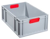 Allit ProfiPlus Eurobox grau, rot 40,0 x 60,0 x 22,0 cm,...
