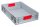 Allit ProfiPlus Eurobox grau, rot 40,0 x 60,0 x 12,0 cm, 1 St.
