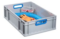 Allit ProfiPlus Eurobox grau, blau 40,0 x 60,0 x 17,0 cm,...